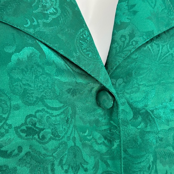 Victorias Secret‎ Gold Label VTG NWT Night Sleep Shirt Size Small Green Floral - Picture 5 of 13